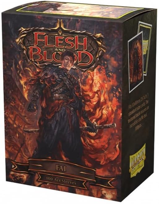 Brushed Art Sleeves - Flesh & Blood - Fai (100) - Dragon Shield