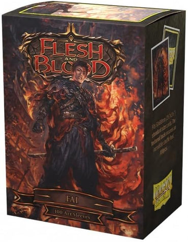 Brushed Art Sleeves - Flesh & Blood - Fai (100) - Dragon Shield