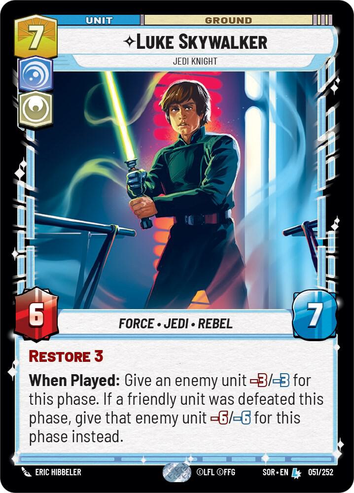 Luke Skywalker | Jedi Knight [SOR051]