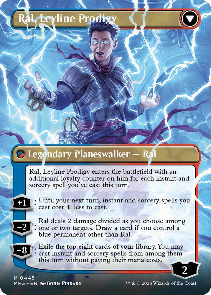 Ral, Monsoon Mage (Borderless) [Modern Horizons 3]