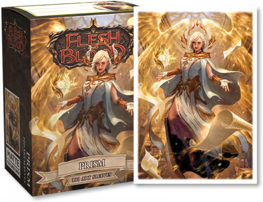 Brushed Art Sleeves - Flesh & Blood - Prism (100) - Dragon Shield