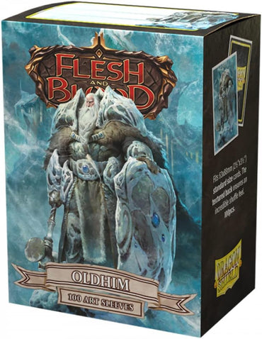 Brushed Art Sleeves - Flesh & Blood - Oldhim (100) - Dragon Shield