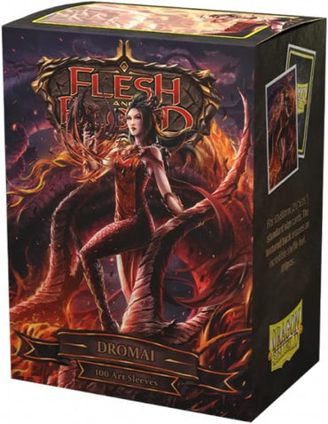 Brushed Art Sleeves - Flesh & Blood - Dromai (100) - Dragon Shield