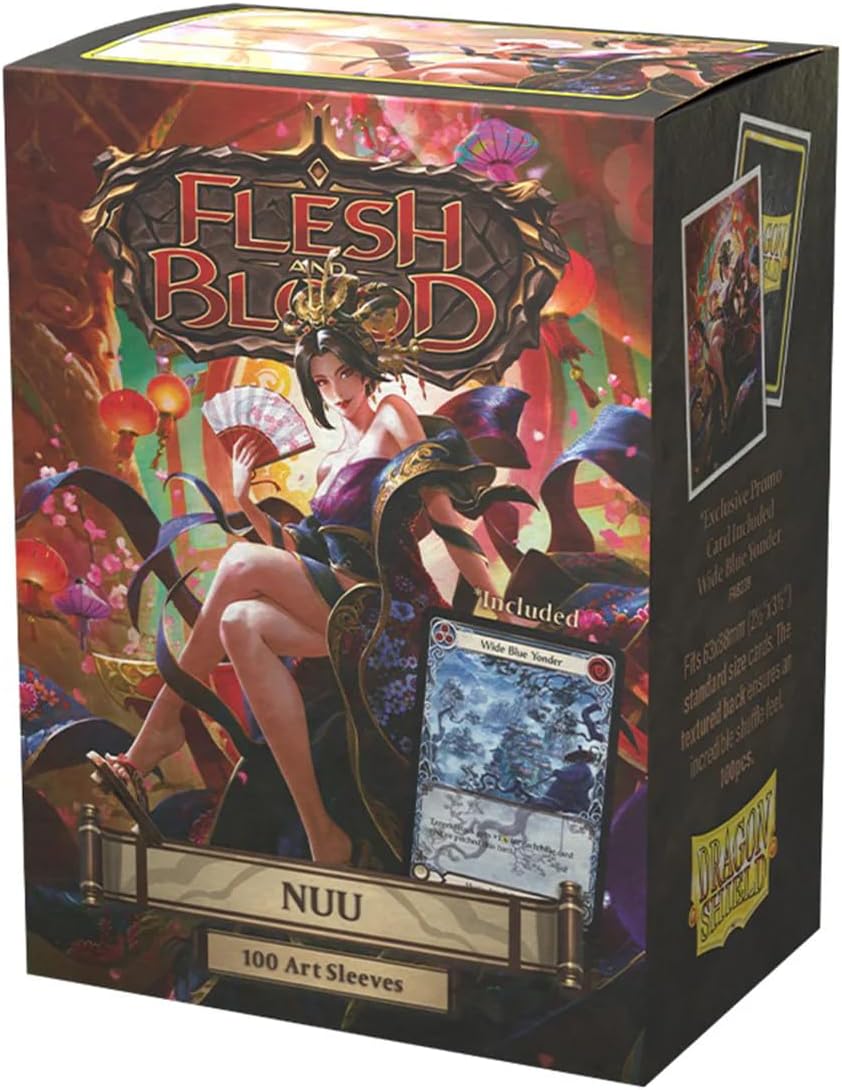Brushed Art Sleeves - Flesh & Blood - Nuu (100) - Dragon Shield