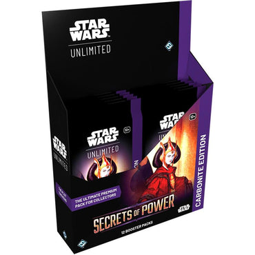 Star Wars: Unlimited - Secrets of Power Carbonite Booster Display