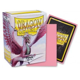 Matte Sleeves - Pink (100 ct) - Dragon Shield