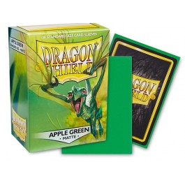 Matte Sleeves - Apple Green (100 ct) - Dragon Shield