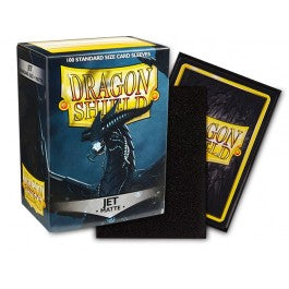 Matte Sleeves - Jet (100 ct) - Dragon Shield