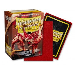 Matte Sleeves - Ruby (100 ct) - Dragon Shield