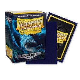 Matte Sleeves - Night Blue (100 ct) - Dragon Shield