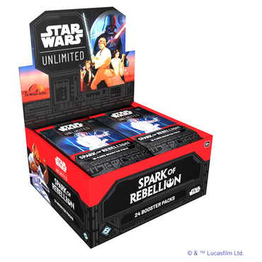 Star Wars: Unlimited - Spark of Rebellion Booster Display