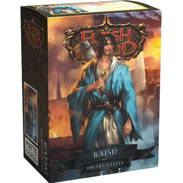 Brushed Art Sleeves - Flesh & Blood - Katsu (100) - Dragon Shield