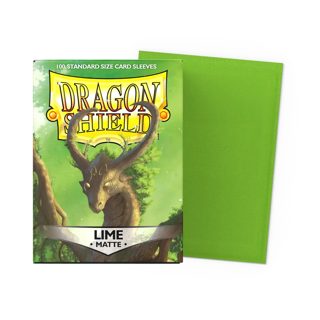 Matte Sleeves - Lime (100 ct) - Dragon Shield