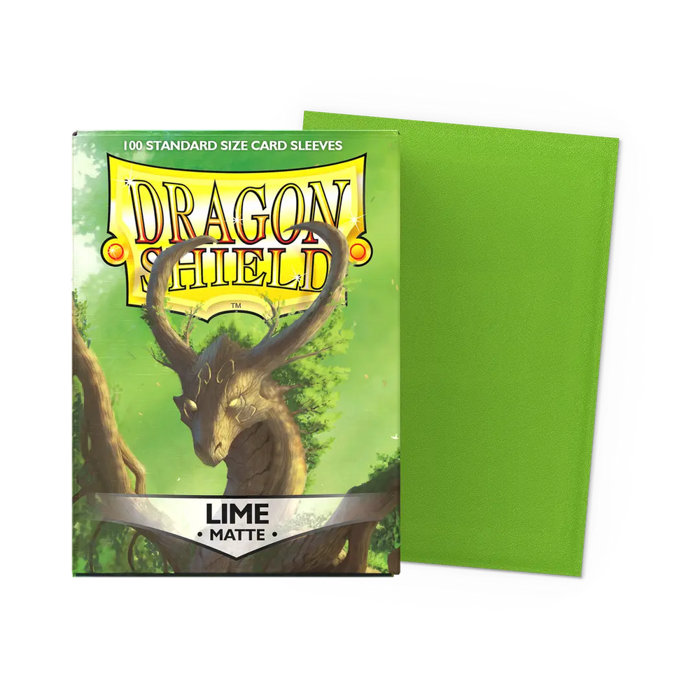 Matte Sleeves - Lime (100 ct) - Dragon Shield