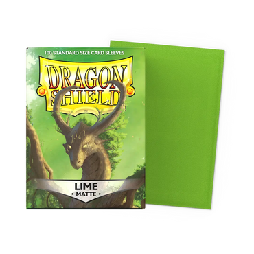 Matte Sleeves - Lime (100 ct) - Dragon Shield