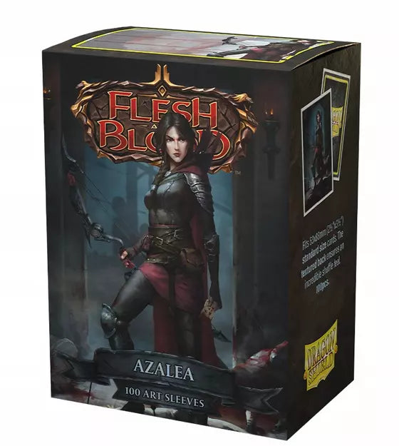 Brushed Art Sleeves - Flesh & Blood - Azalea (100) - Dragon Shield