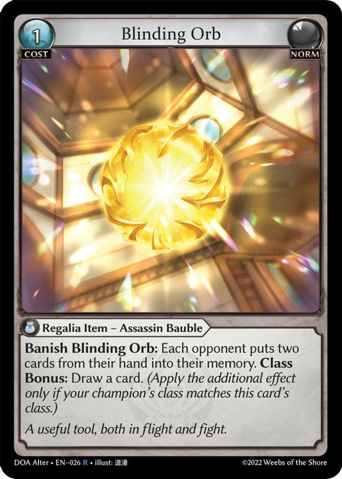 Blinding Orb (026) [Dawn of Ashes: Alter Edition]