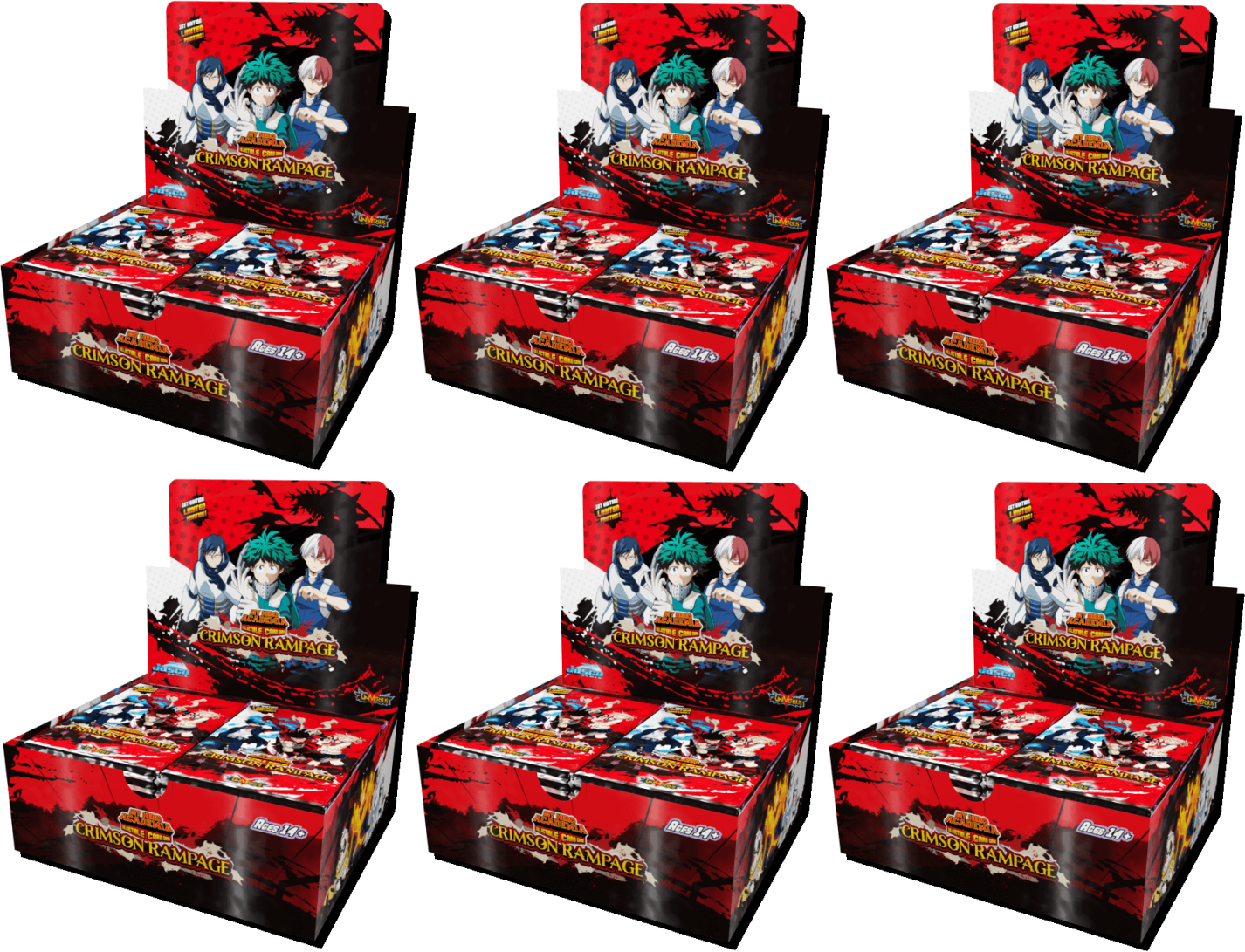 Crimson Rampage - Booster Box Case (1st Edition)