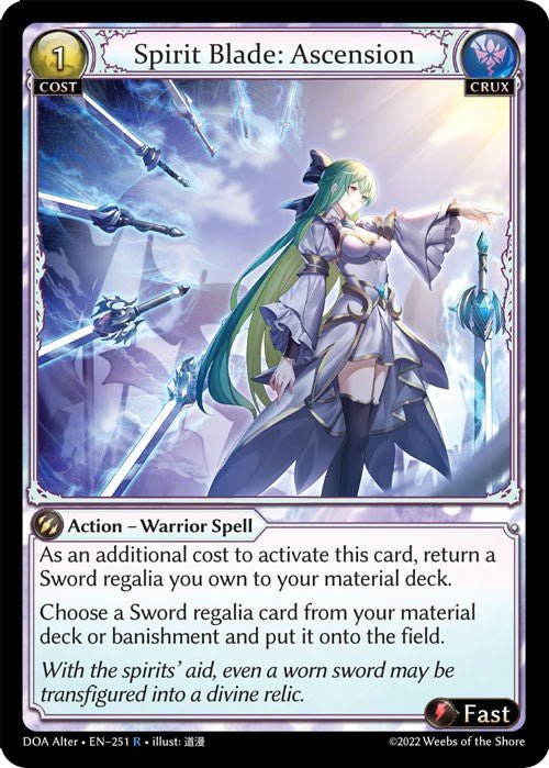 Spirit Blade: Ascension (251) [Dawn of Ashes: Alter Edition]