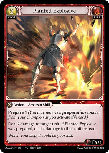 Planted Explosive (147) [Dawn of Ashes: Alter Edition]